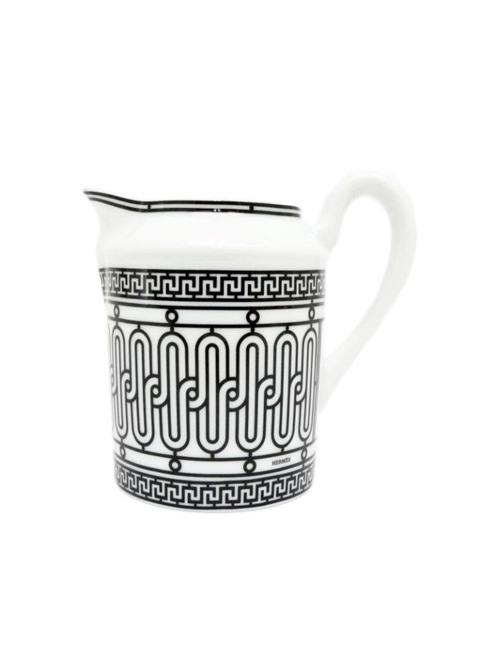 Hermes Creamer H DECO White Black Ceramic Tableware Accessories